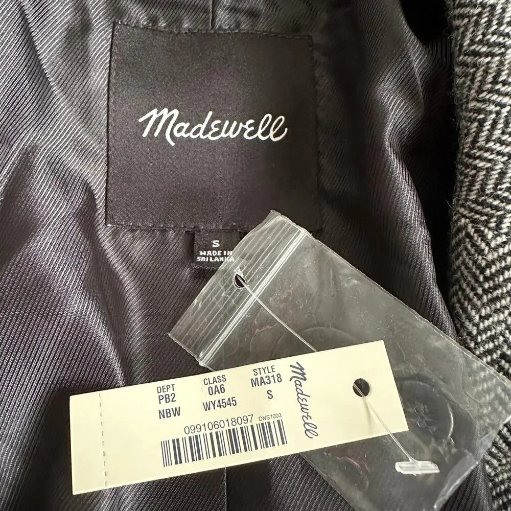 Madewell Larsen Blazer Herringbone - Picture 10 of 11